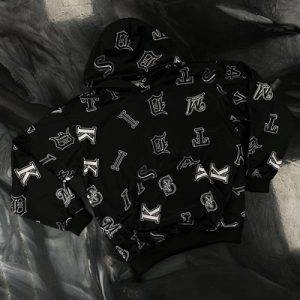 SDL Alphabets Print Hoodie